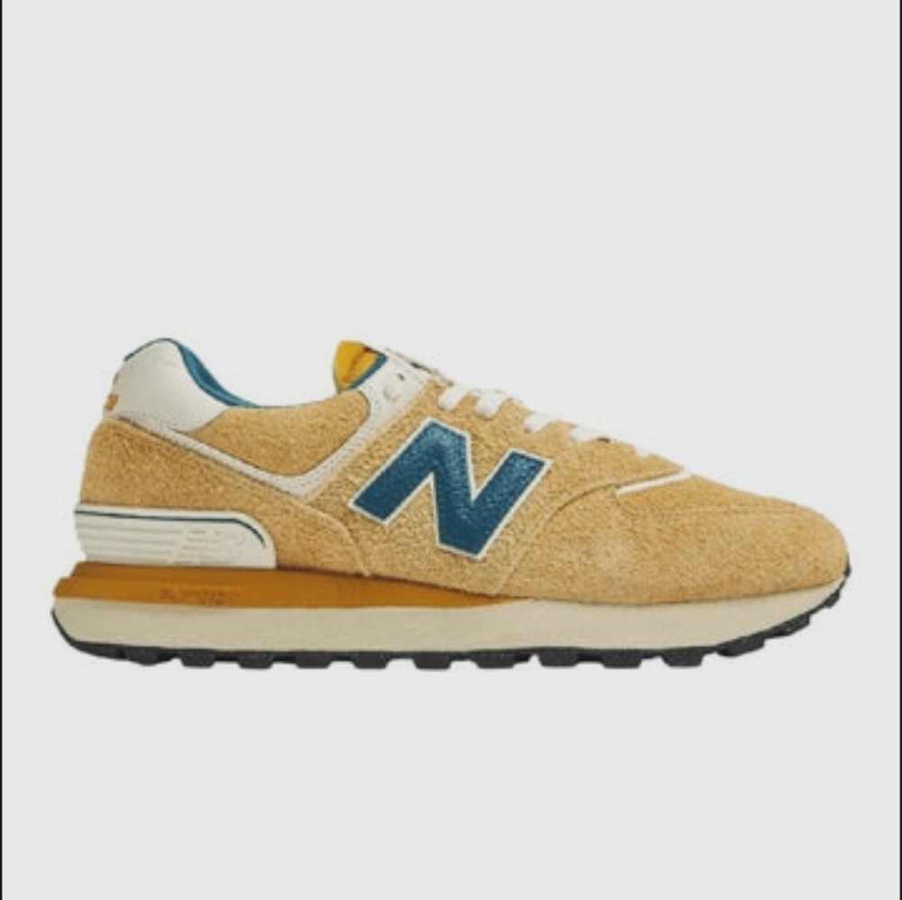 New Balance 574 Legacy Mustard Gold Navy